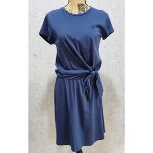 Polo Ralph Lauren Dress, Wrap T Shirt, Blue, 100% Cotton, Blue Pony, Size S
